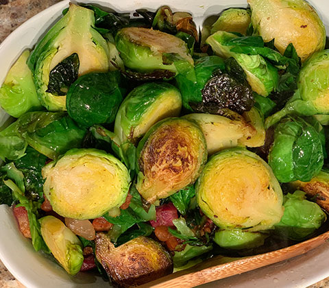 Brussels Sprouts with Pancetta